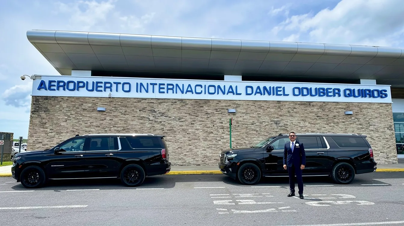 Private Flughafentransfer-SUVs mit Fahrer am Flughafen Liberia Guanacaste