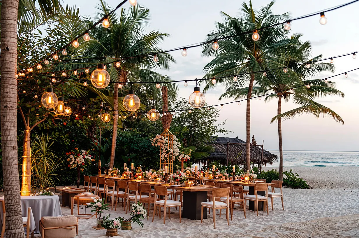 Private beach event arranged in Costa Rica