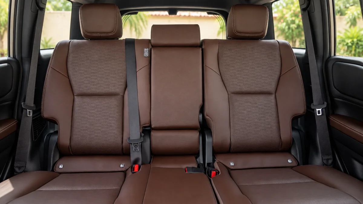 Toyota Land Cruiser Prado rear passenger seats