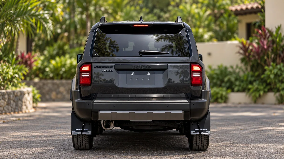 Toyota Land Cruiser Prado rear view