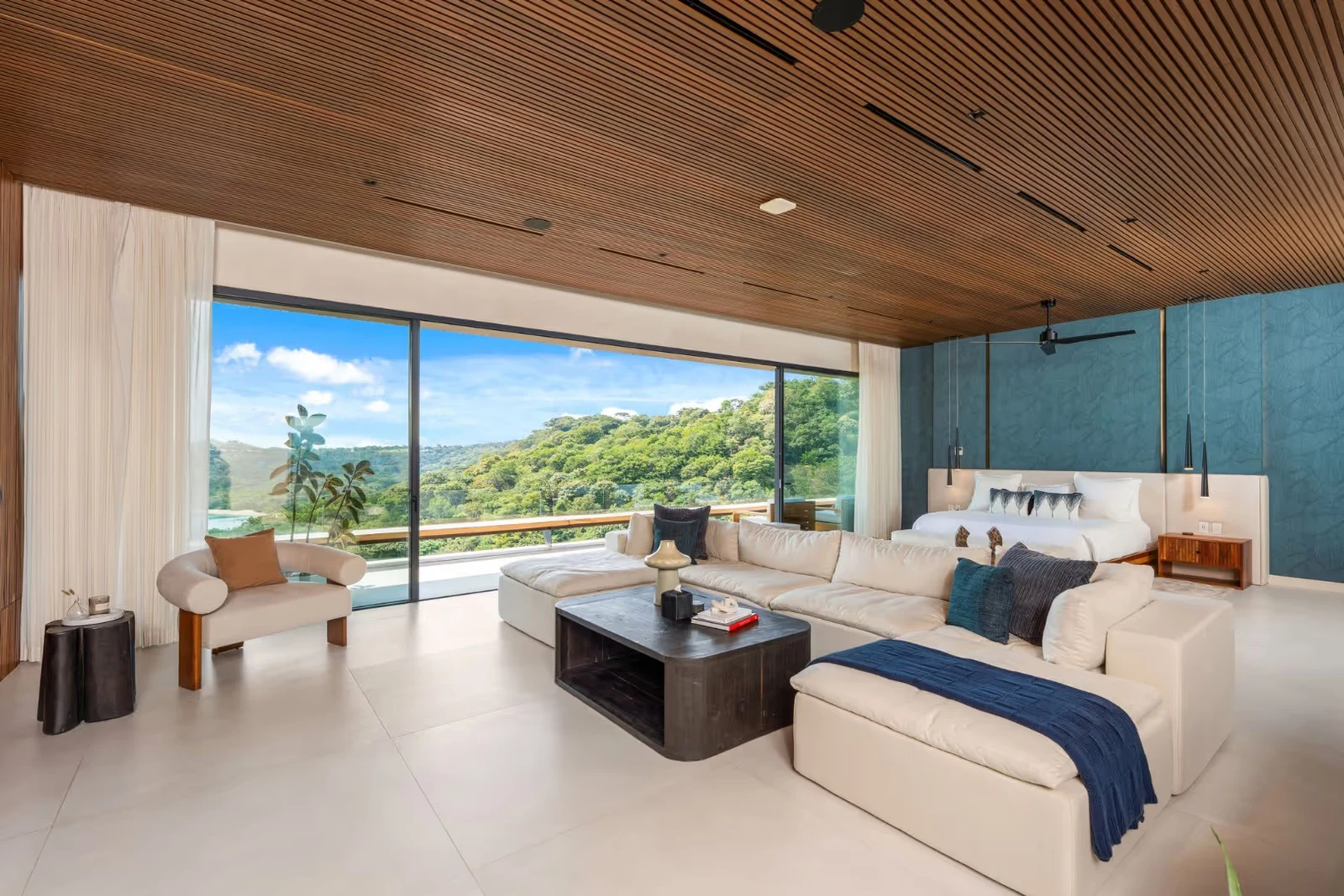 Photograph of Papagayo 6BR Sanctuary Villa: bedroom opening toward the terrace