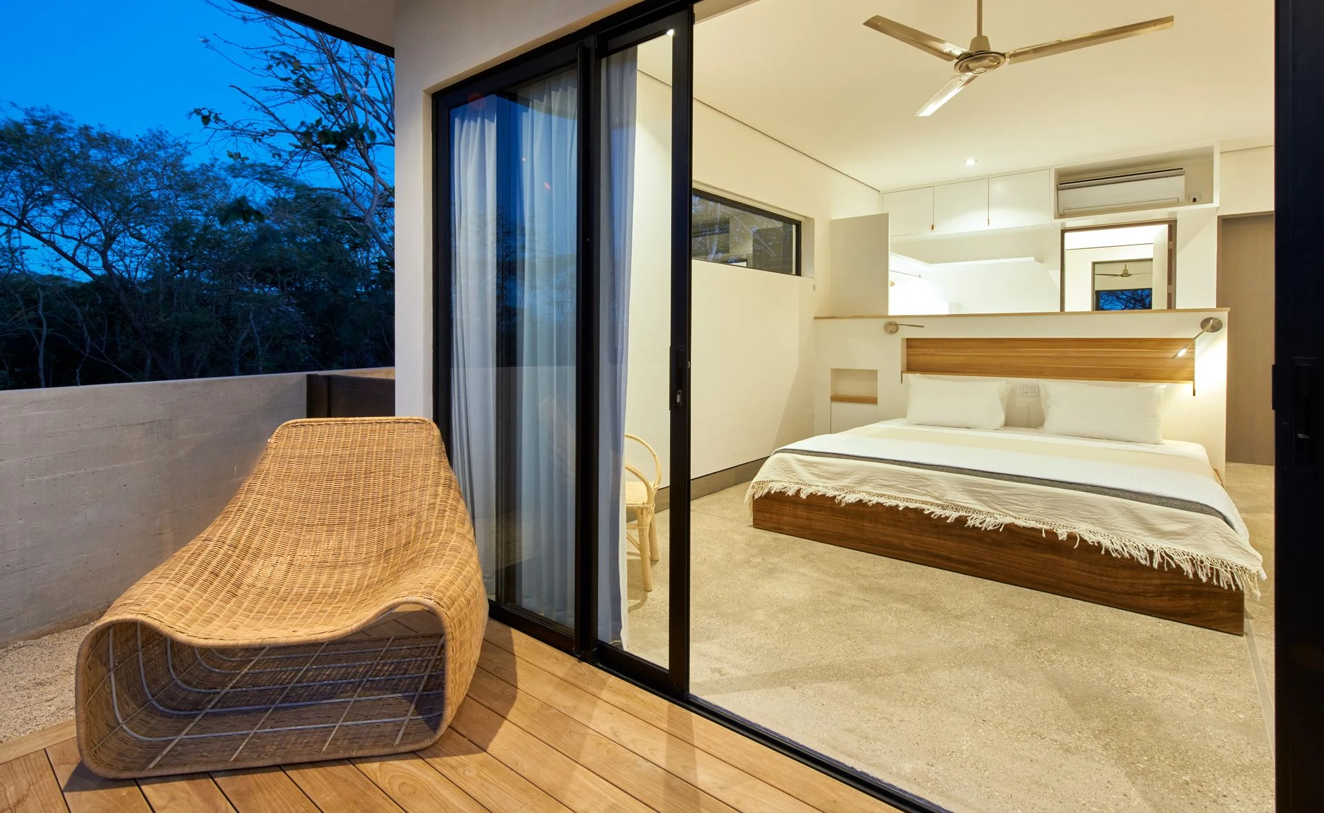 Photograph of Tamarindo 8BR Beach Access Villa: bedroom and private terrace