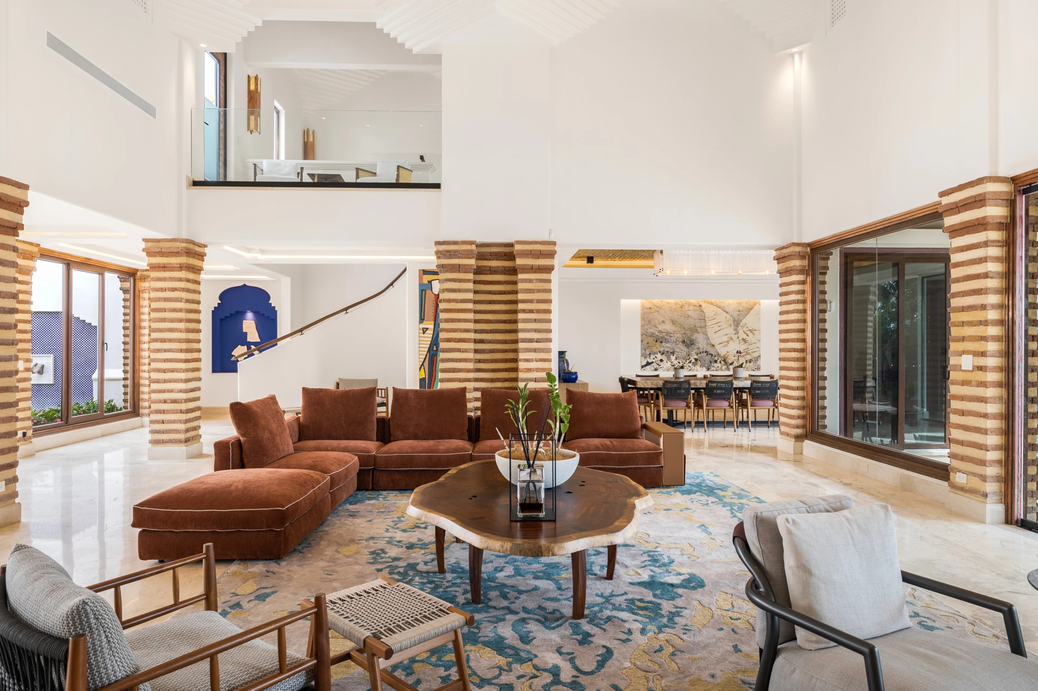 living and dining room
