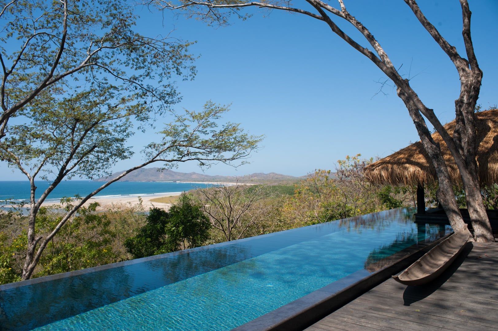 Infinity pool and ocean view