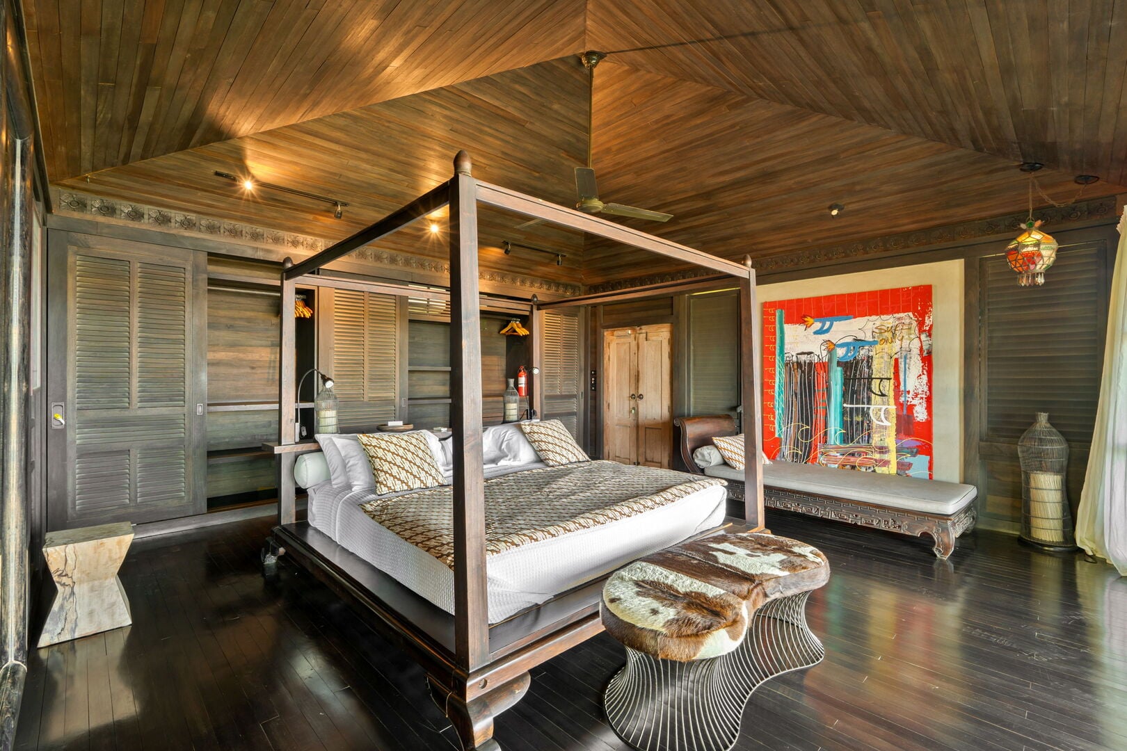 Private bungalow bedroom, bathroom or terrace