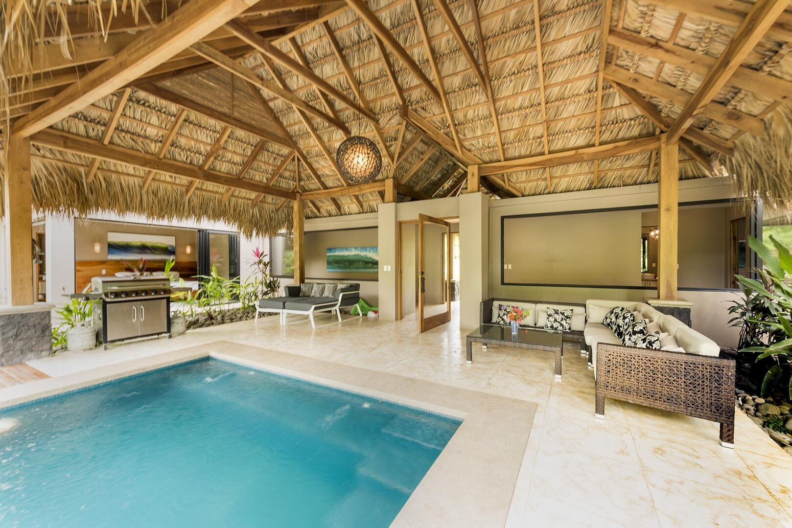 Private pool, palapa and outdoor living area