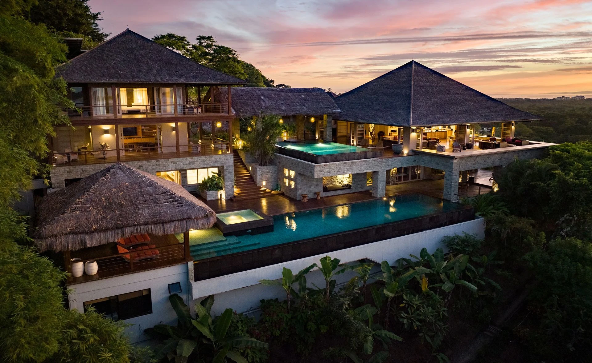 pool / villa exterior