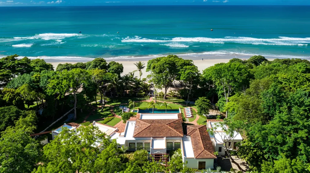 beachfront luxury villa in santa teresa
